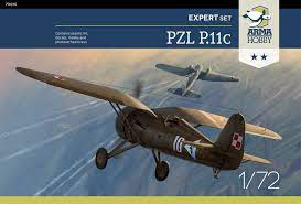 Arma Hobby 70015 1/72 PZL P.11c Expert Set Plastic Model Kit - Hobbytech Toys