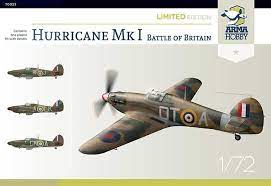Arma Hobby 70023 1/72 Hurricane Mk I Battle of Britain Limited Edition Plastic Model Kit - Hobbytech Toys