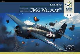Arma Hobby 70031 1/72 FM-2 Wildcat Expert Set Plastic Model Kit - Hobbytech Toys