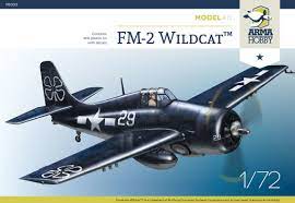 Arma Hobby 70033 1/72 FM-2 Wildcat Plastic Model Kit - Hobbytech Toys
