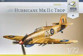 Arma Hobby 70037 1/72 Hurricane Mk IIc Trop Plastic Model Kit - Hobbytech Toys