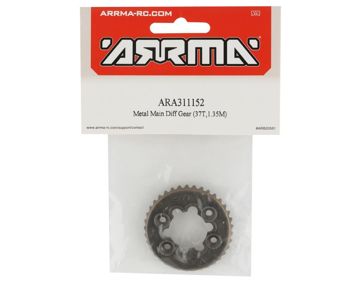 Arrma 37T Mod 1.35 Metal Main Diff Gear - Hobbytech Toys