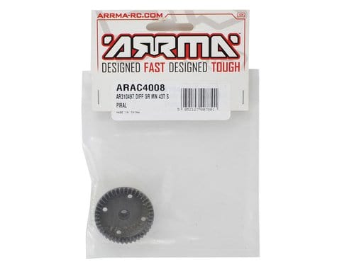 Arrma AR310497 Diff Gear Main 43T Spiral Kraton Arrma RC CARS - PARTS