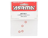 Arrma AR716011 O Ring P5 4.5x1.5mm Red (4pcs) ARAC7452 Arrma RC CARS - PARTS