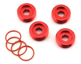 Arrma ARA320467 Aluminum Front Hub Nut Red (4pcs) inc O-Rings, AR320467 - Hobbytech Toys