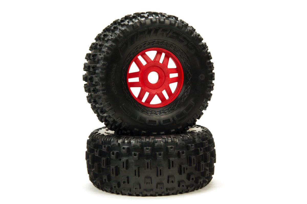 Arrma ARA550065 dBoots Fortress Tyres Red Mojave (1 Pair) Arrma RC CARS - PARTS