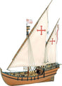 Artesania 22410 1/65 Caravel La Nina Columbus Fleet 1492 Wood Model Ship Kit Artesania WOODEN MODELS