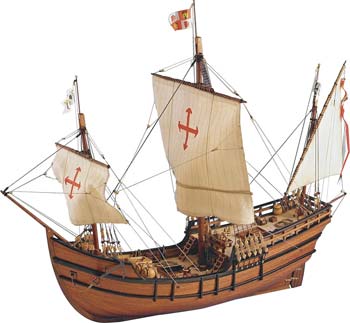 Artesania 22412 1/65 Caravel La Pinta Columbus Fleet 1492 Wood Model Ship Kit Artesania WOODEN MODELS