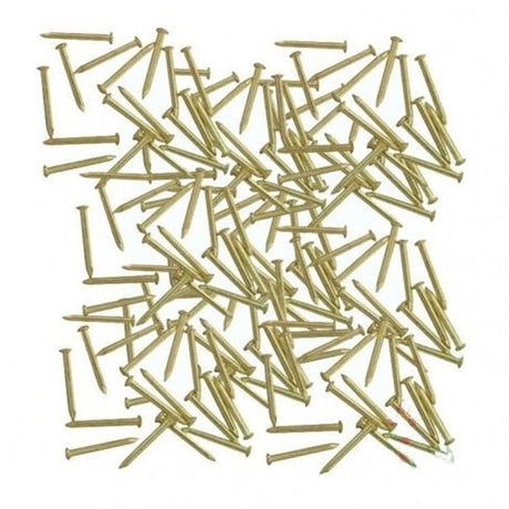 Artesania 8602 10mm Brass Plated Nails (200pcs) Artesania WOODEN MODELS
