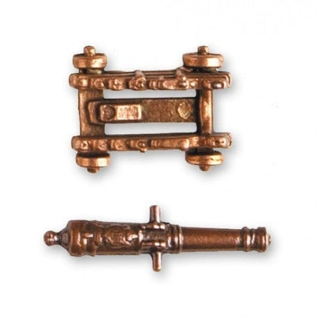 Artesania 8723 Cannon And Metal  Carriage 40mm (1pc) Artesania WOODEN MODELS
