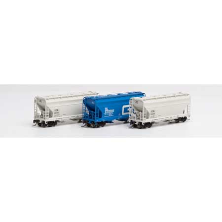 Athearn N ACF 2970 Covered Hopper, GT&W (3) - Hobbytech Toys