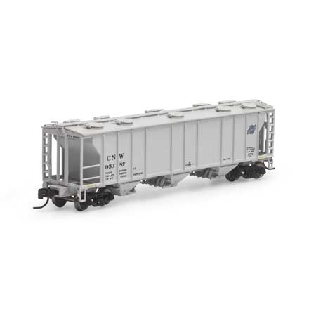Athearn N PS-2 2893 3-Bay Covered Hopper, C&NW #95387 - Hobbytech Toys