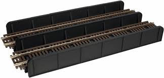 Atlas MRR HO Through Plate-Girder Bridge with Code 100 Track - Kit - Double Track, Bridge 8in 20.3cm, Track 9in 22.9cm Atlas MRR TRAINS - HO/OO SCALE