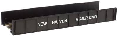 Atlas MRR N Decorated Code 80 Plate-Girder Bridge - New Haven (black, white) Atlas MRR TRAINS - N SCALE