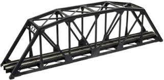 Atlas MRR N Through Truss Bridge Kit w/Code 80 Rail - Black Atlas MRR TRAINS - N SCALE