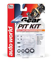 Autoworld 4 Gear Pit Kit Slot Car Accessory - Hobbytech Toys