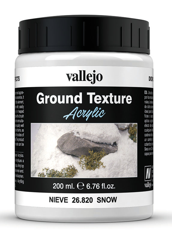 Vallejo Diorama Effects Snow 200ml Vallejo PAINT, BRUSHES & SUPPLIES