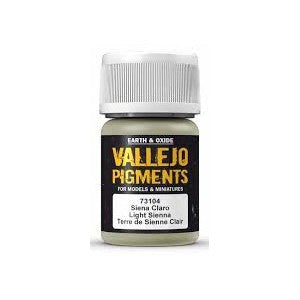 Vallejo Pigment Light Siena 30ml Vallejo PAINT, BRUSHES & SUPPLIES