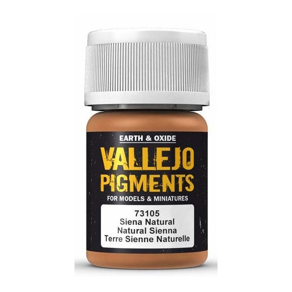 Vallejo Pigment Natural Siena 30ml Vallejo PAINT, BRUSHES & SUPPLIES