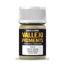 Vallejo Pigment Green Earth 30ml Vallejo PAINT, BRUSHES & SUPPLIES