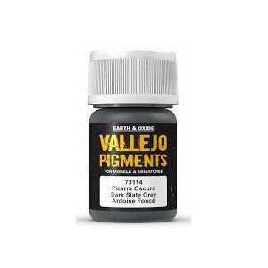 Vallejo Pigment Dark Slate Grey 30ml Vallejo PAINT, BRUSHES & SUPPLIES