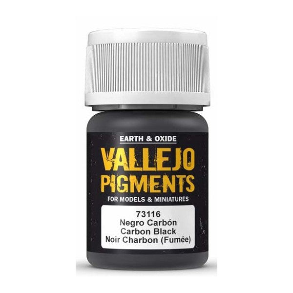 Vallejo Pigment Carbon Black 30ml Vallejo PAINT, BRUSHES & SUPPLIES