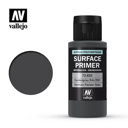 Vallejo Primer Acrylic Polyurethane Schwarzgrau Ral702 60ml Vallejo PAINT, BRUSHES & SUPPLIES