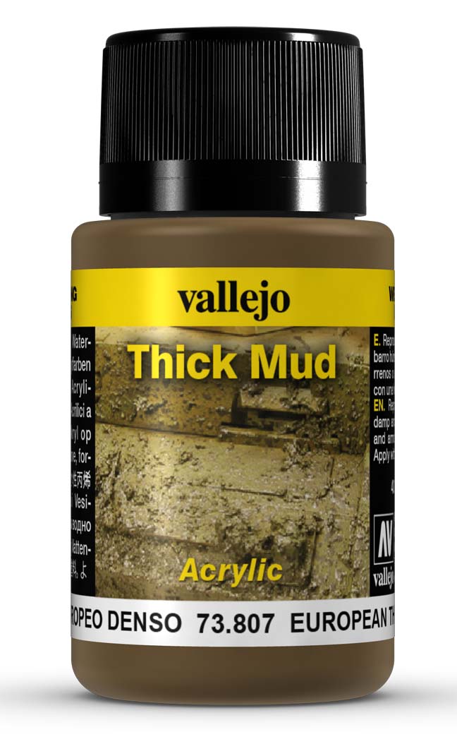 Vallejo Weathering EffecTS European Thick Mud 40 ml Vallejo PAINT, BRUSHES & SUPPLIES
