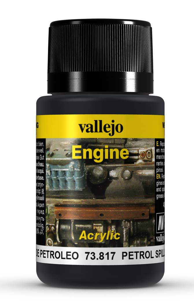 Vallejo Weathering EffecTS Petrol Spills 40 ml Vallejo PAINT, BRUSHES & SUPPLIES