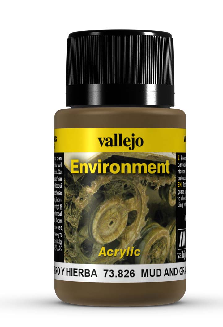 Vallejo Weathering EffecTS Mud And Grass Effect 40 ml Vallejo PAINT, BRUSHES & SUPPLIES