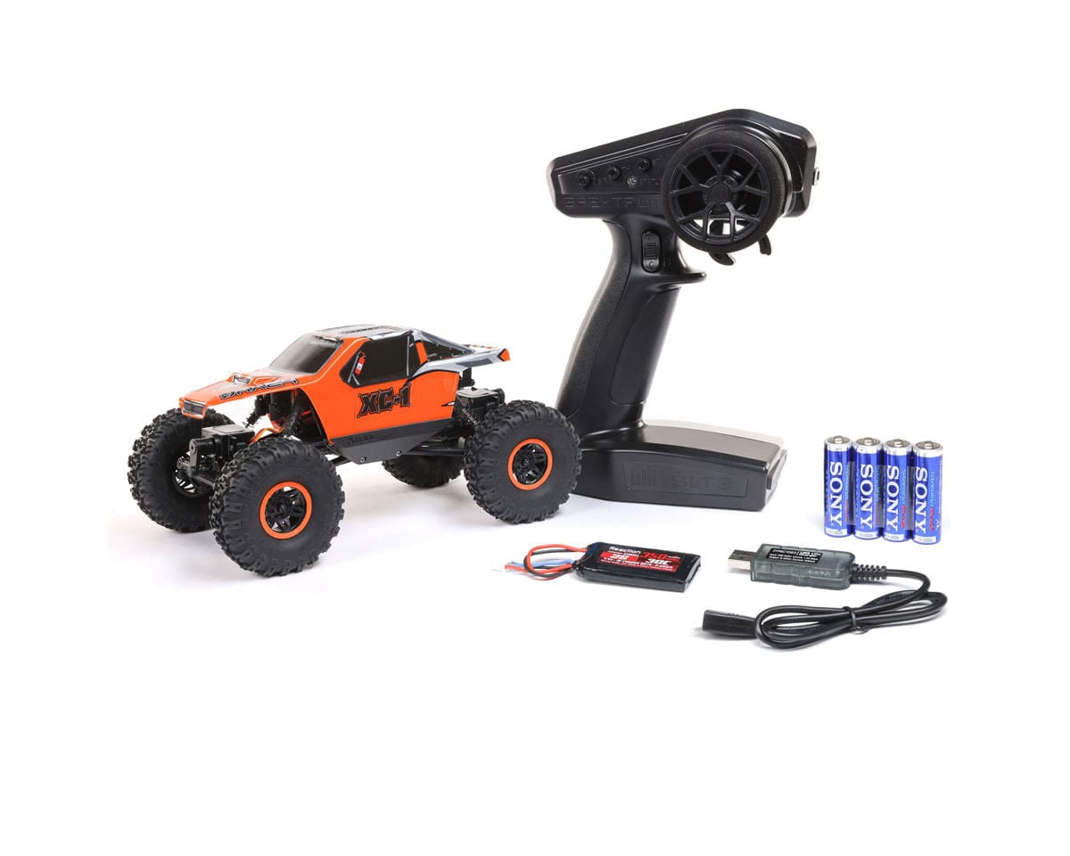 Axial AX24 XC-1 4WS 1/24 Rock Crawler RTR, Orange - Hobbytech Toys