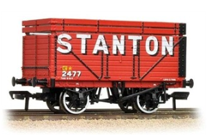 Bachmann OO 8 Plank Wagon With Coke Rails Stanton Bachmann TRAINS - HO/OO SCALE