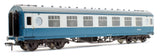 Bachamnn 39-452A OO LMS 57ft Porthole Second Corridore BR Blue & Grey Bachmann Branchline TRAINS - HO/OO SCALE