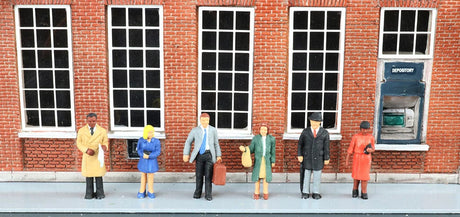 Bachmann 33120 HO Standing Office Workers (6pcs) - Hobbytech Toys
