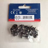 Bachmann 36-034 Brass Turned Wagon Disc Brake Wheels (x10) Bachmann Branchline TRAINS - HO/OO SCALE