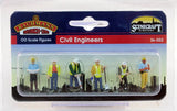 Bachmann 36-052 OO Civil Engineers Figures - Hobbytech Toys
