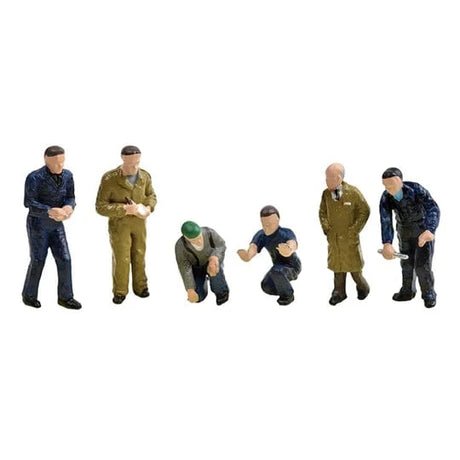 Bachmann 36-403 OO Factory Workers and Foreman Figures - Hobbytech Toys