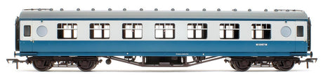 Bachmann 39-452 OO LMS 57ft Porthole Second Corridor BR Blue & Grey Bachmann Branchline TRAINS - HO/OO SCALE