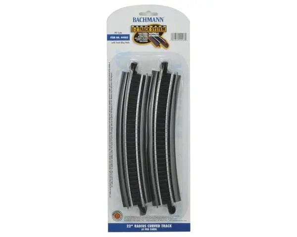 Bachmann 44403 HO 22inch Radius Curved Track (4pcs) Bachmann TRAINS - HO/OO SCALE