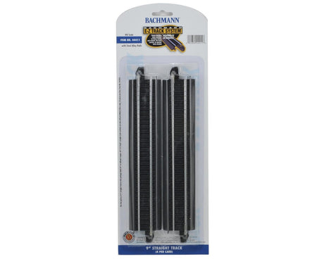 Bachmann 44411 HO 9inch Straight Track (4pcs) - Hobbytech Toys