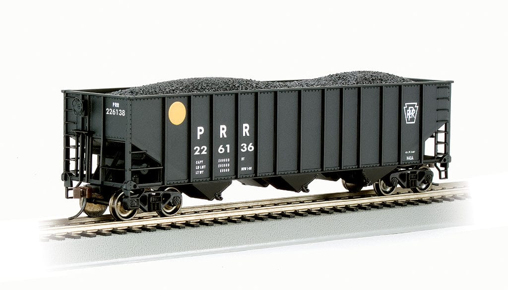 Bachmann HO 100-Ton 3-Bay Hopper PRR/Yellow Ball No.226136 Bachmann TRAINS - HO/OO SCALE
