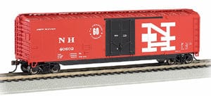 Bachmann HO 50ft Plug-Door Boxcar - Ready to Run - Silver Series(R) - New Haven Bachmann TRAINS - HO/OO SCALE