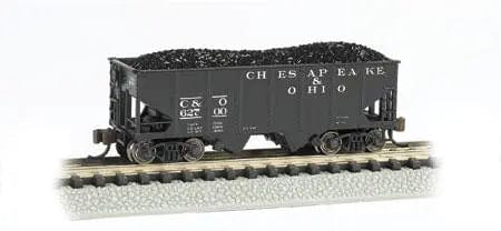 Bachmann N 55T 2Bay Hopper W/Load Cando Bachmann TRAINS - N SCALE