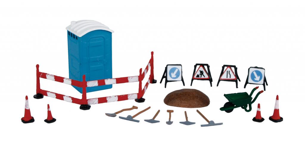 Bachmann OO 36-048 Building Site Detail Set Bachmann Branchline TRAINS - HO/OO SCALE