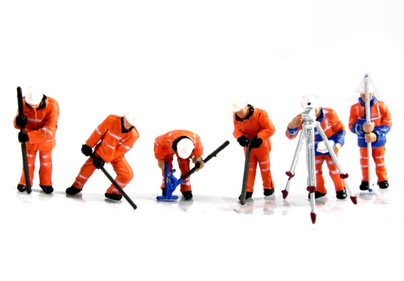 Bachmann OO 36-050 Permanent Way Workers Bachmann Branchline TRAINS - HO/OO SCALE