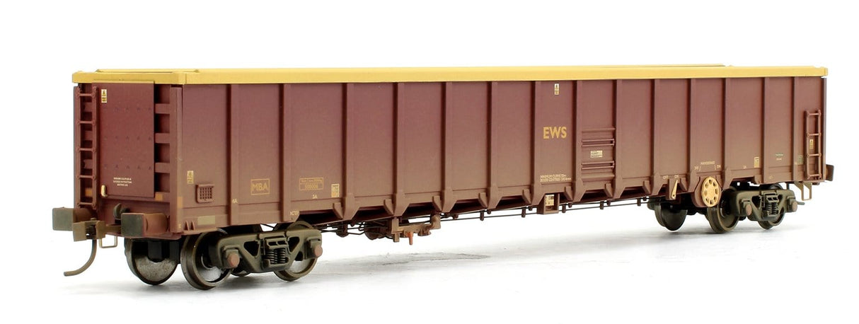 Bachmann OO 38-243 EWS, MBA Megabox High-Sided Bogie Box Wagon (Weathered) Bachmann Branchline TRAINS - HO/OO SCALE