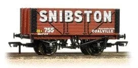 Bachmann OO 7 Plank Fixed End Wagon Snibston Bachmann TRAINS - HO/OO SCALE