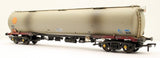 Bachmann OO BR 102T TEA Bogie Tank Wagon Shell(BR Railfreight Petroleum Sector Grey Weathered Bachmann Branchline TRAINS - HO/OO SCALE