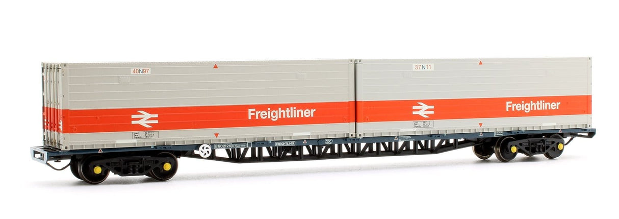 Bachmann OO FFA BR Freightliner Inner Container Flat Iso Containers Bachmann Branchline TRAINS - HO/OO SCALE