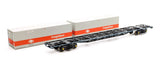 Bachmann OO FFA BR Freightliner Inner Container Flat Iso Containers Bachmann Branchline TRAINS - HO/OO SCALE